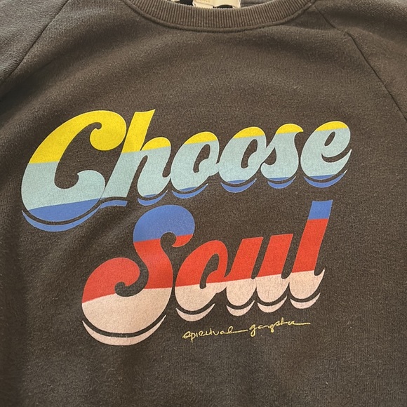Spiritual gangster soul cycle crewneck sweatshirt black size small - Picture 3 of 7